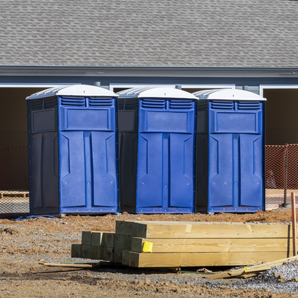 what is the expected delivery and pickup timeframe for the porta potties in Amagansett